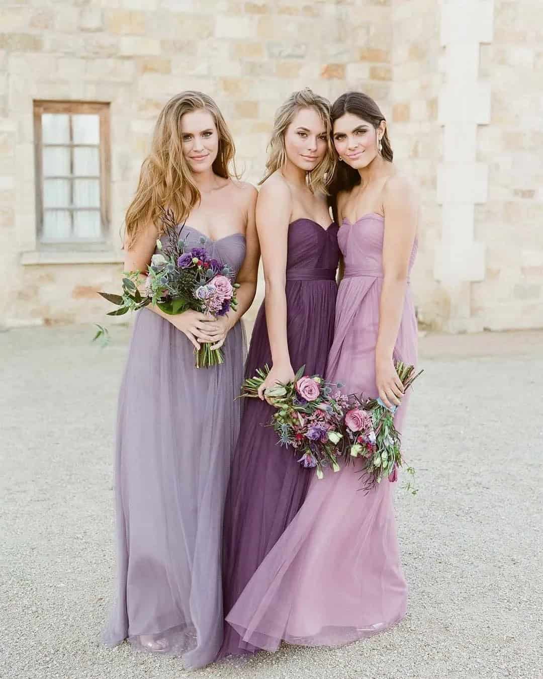 Lavender Bridesmaid Dresses Ideas