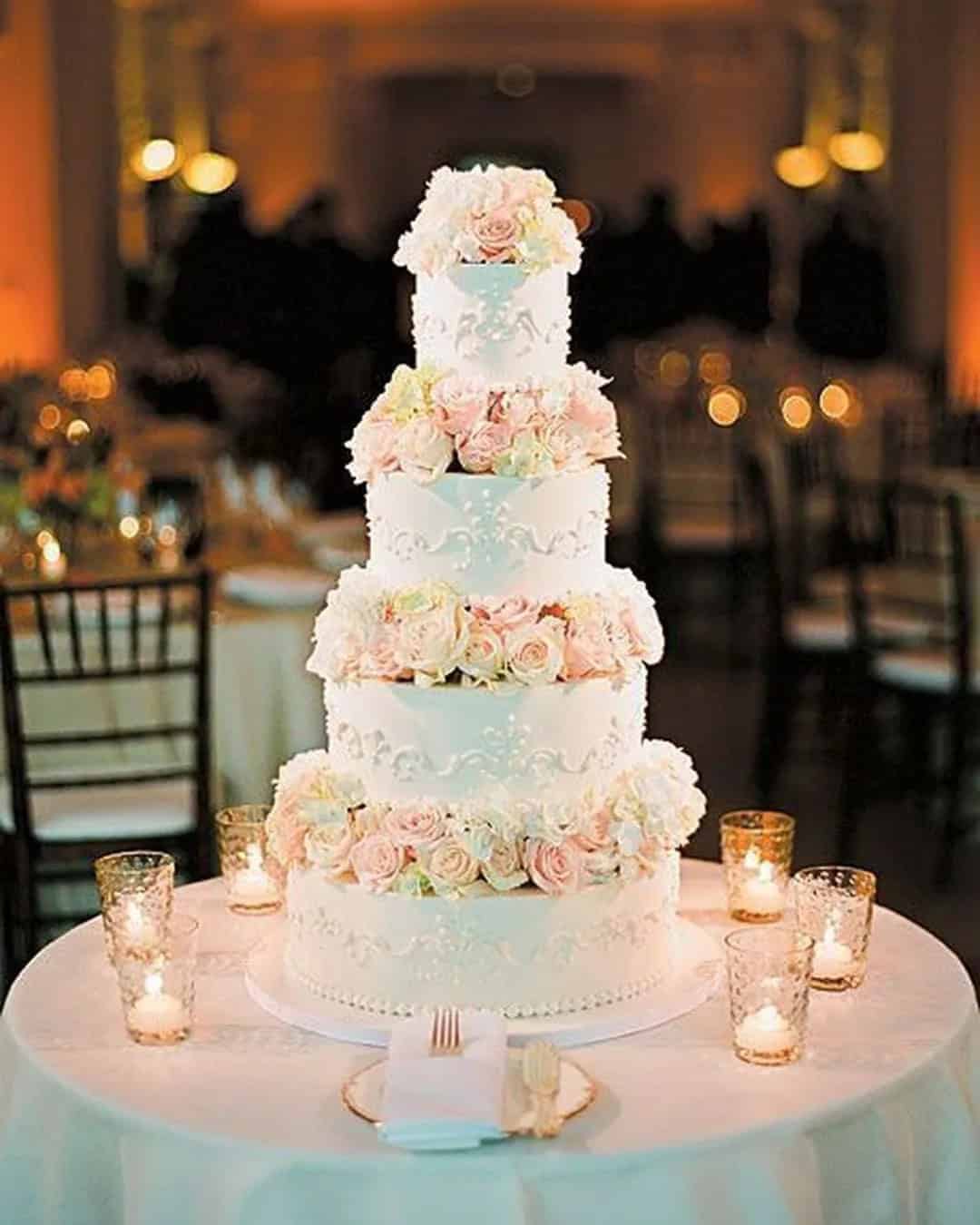 Simple Romantic Wedding Cakes