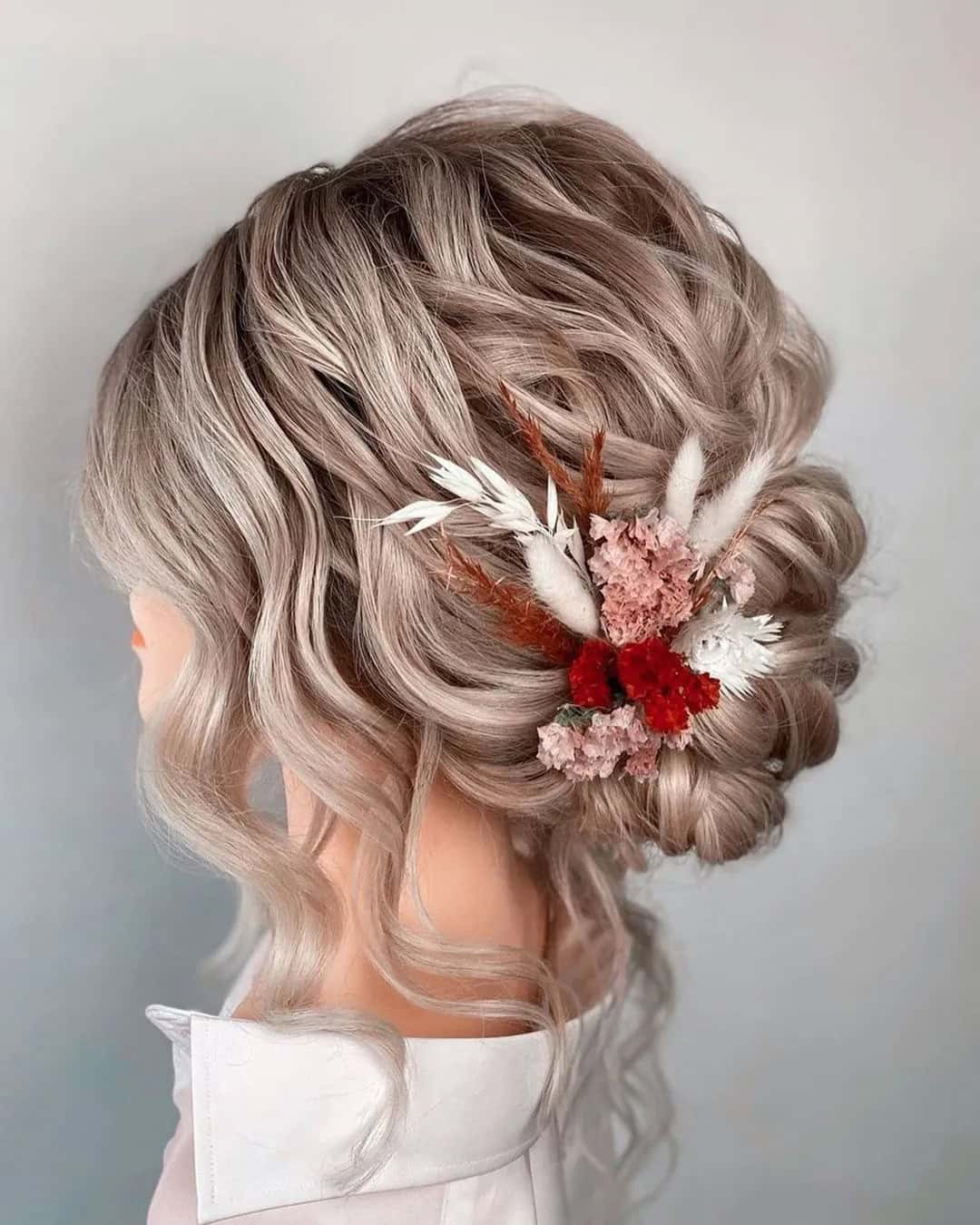 Wedding Hair Flowers For Short Hairstyles