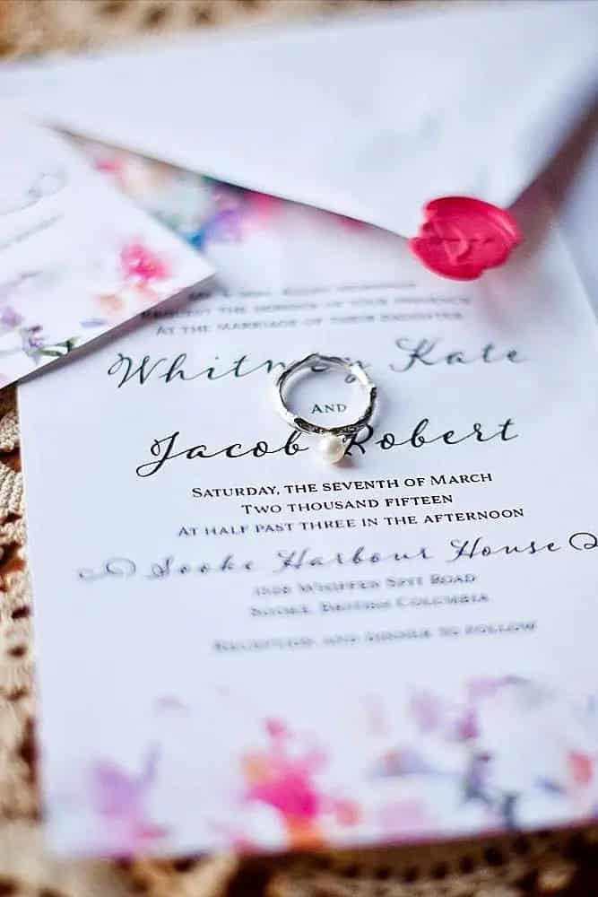 Vintage-Inspired Wedding Invitations