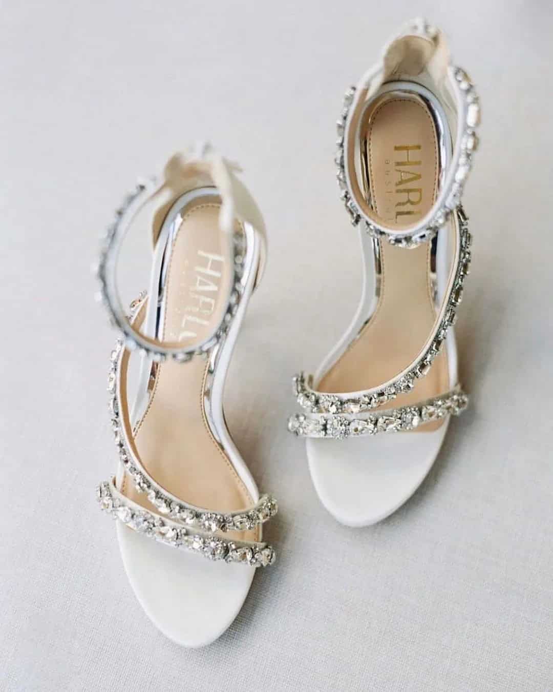 Sparkly Sandals For A Wedding