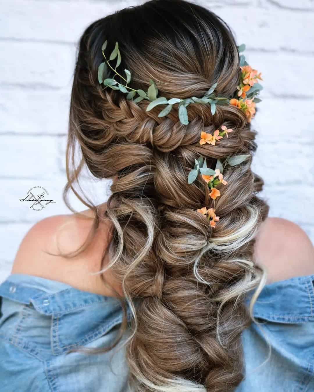 Fall Wedding Braids