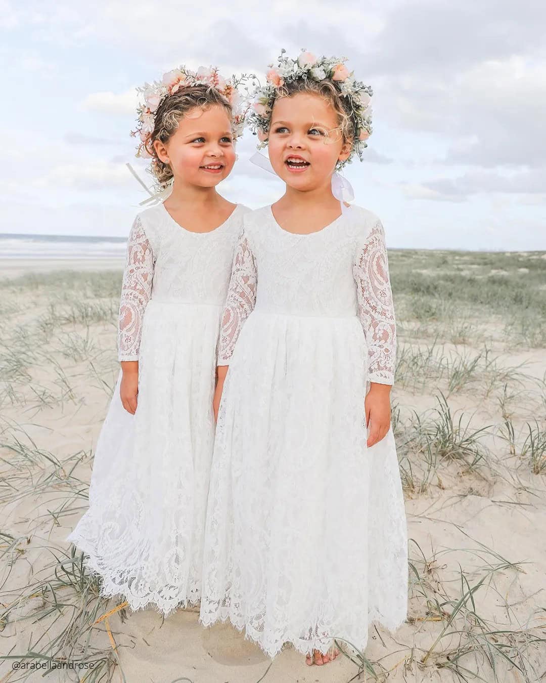 Long Sleeve Flower Girl Dresses