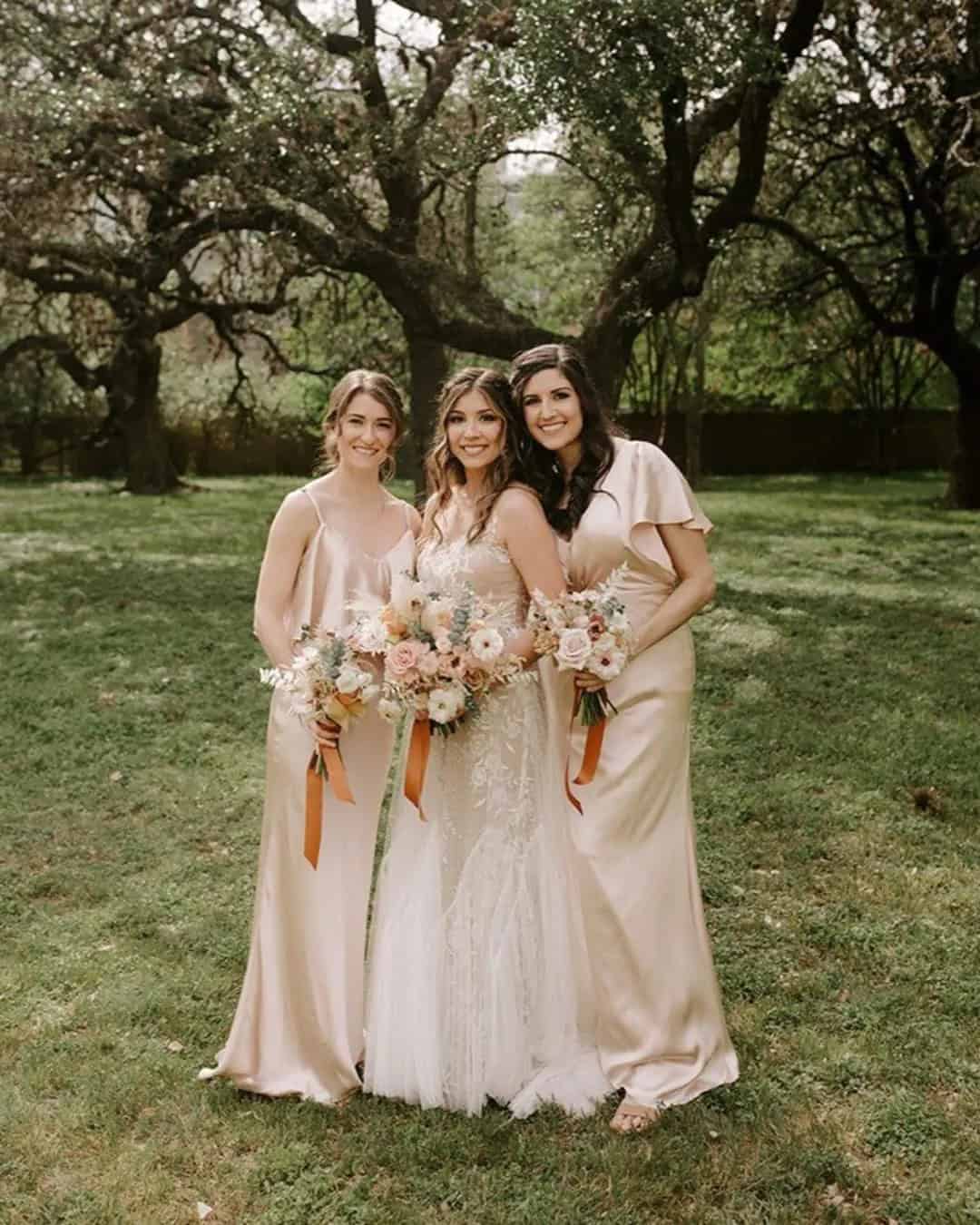 Champagne Dresses for Bridesmaids