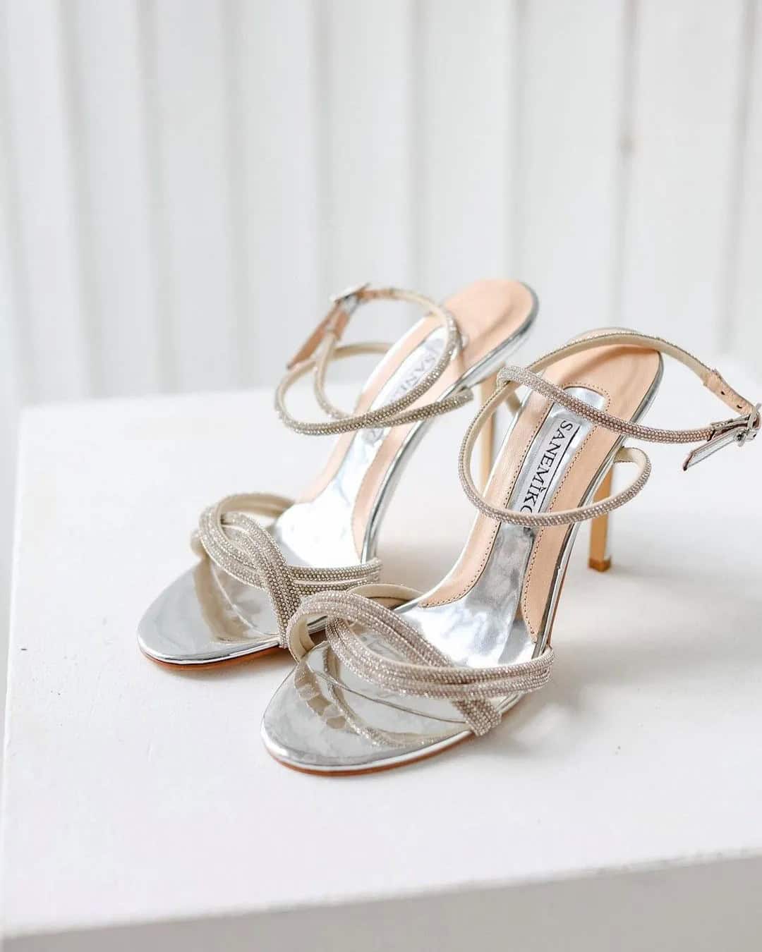 Silver Bridal Sandals