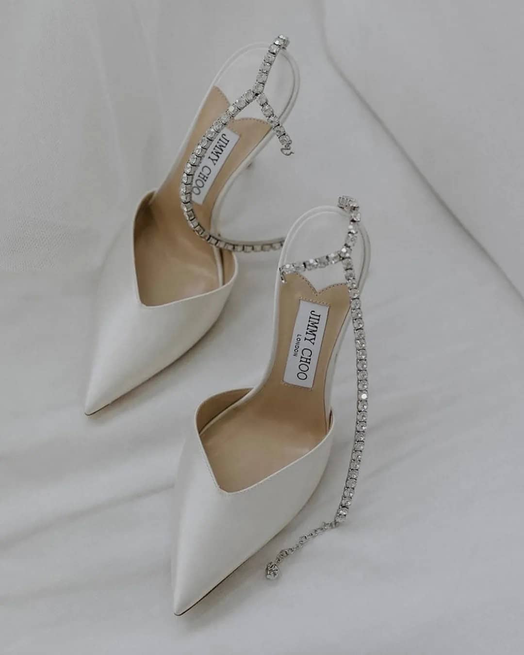 Ivory Satin Pumps