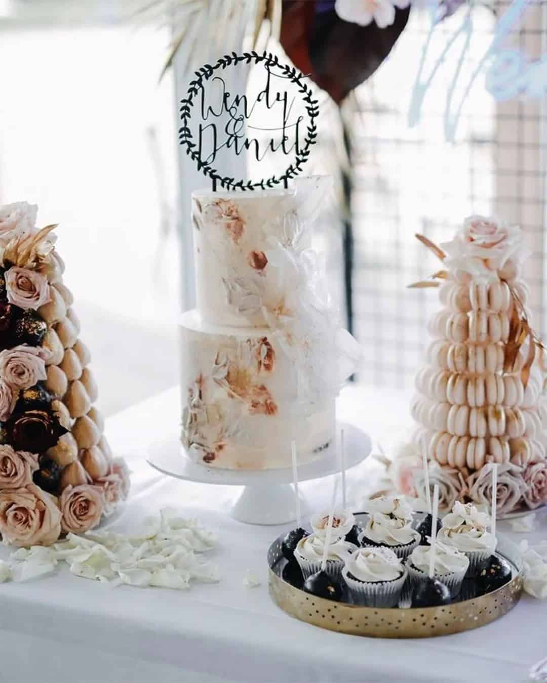 Wedding Cake Dessert Table