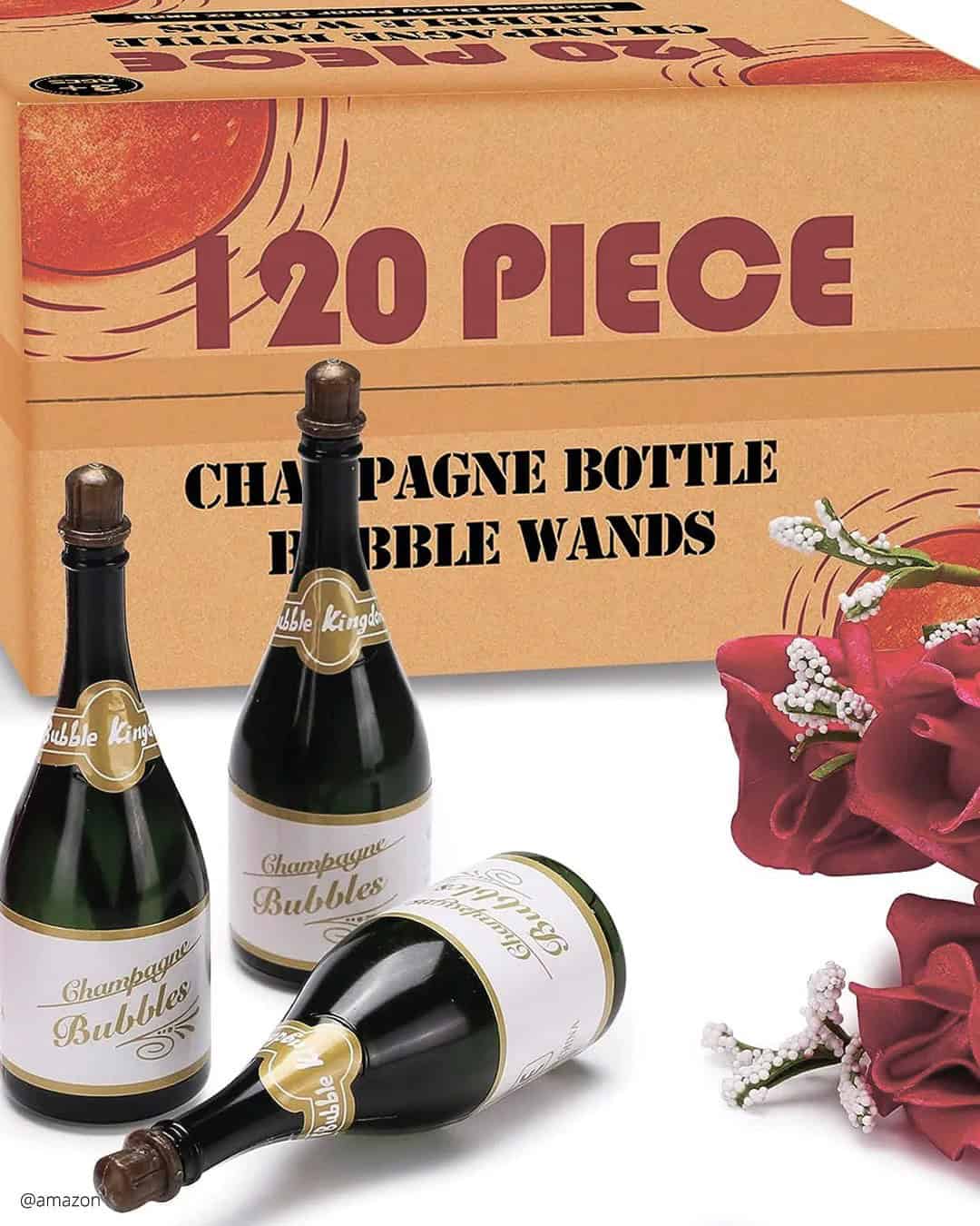 Mini Champagne Bottle Bubble Bulk