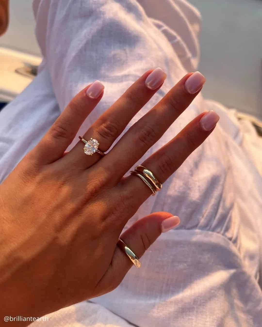 Simple Engagement Rings