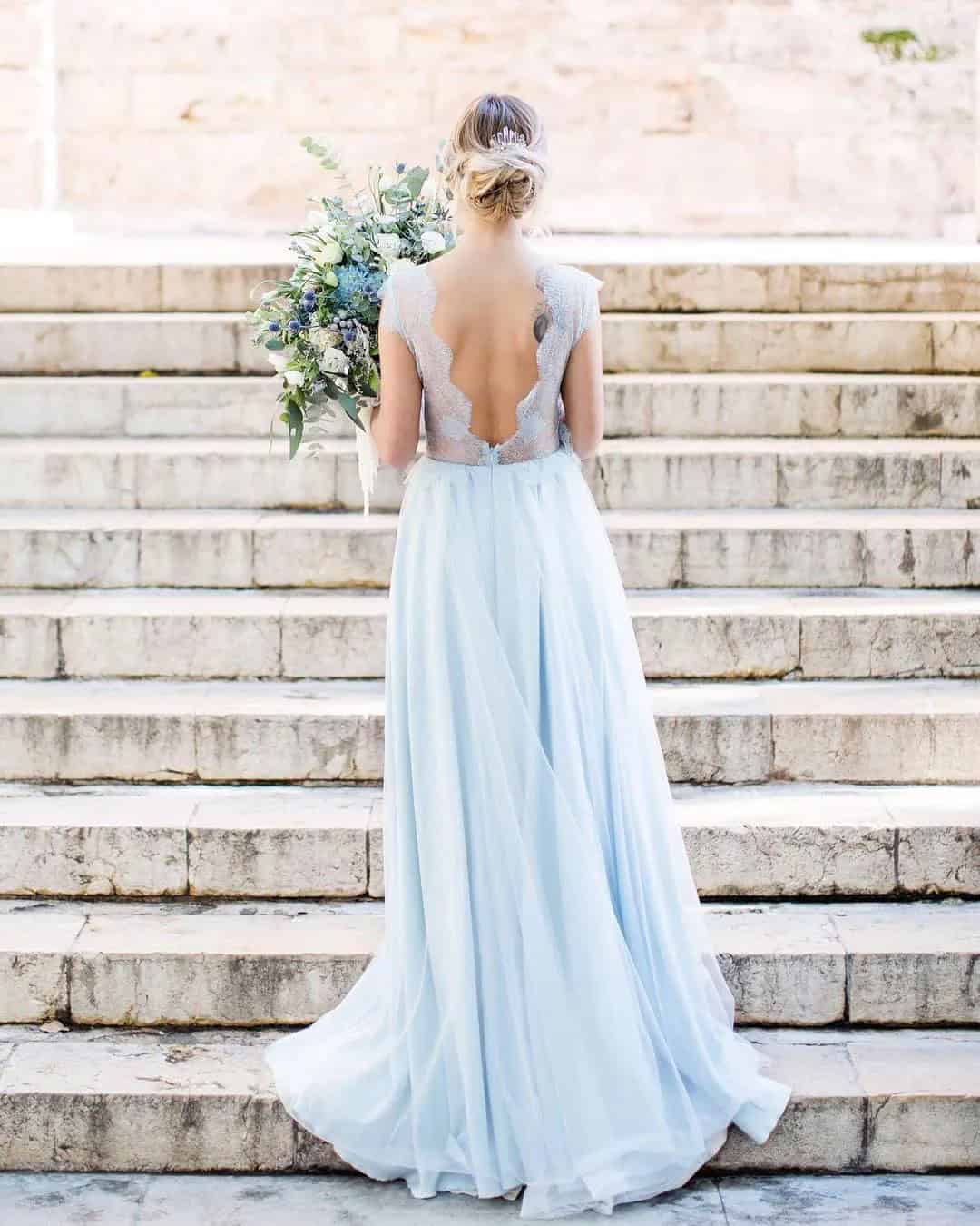 Blue Wedding Dresses