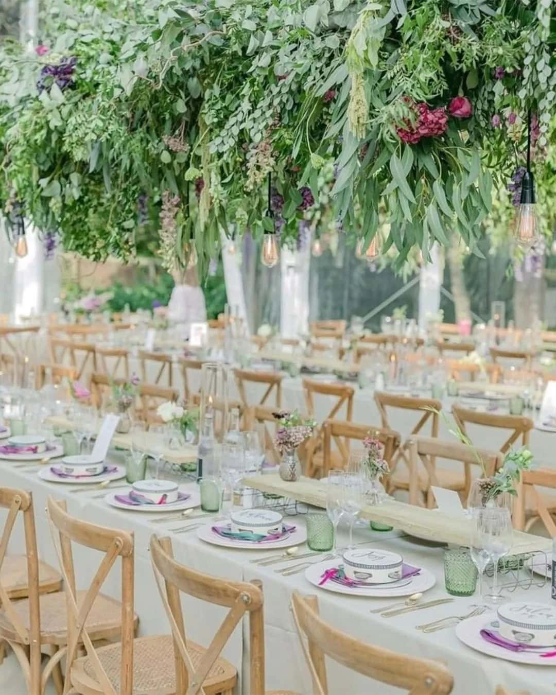 Hanging Greenery Wedding Installations