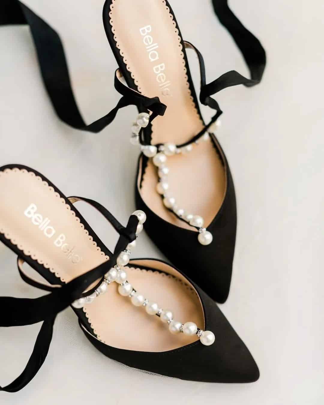 Black Shoes For Your Big Day