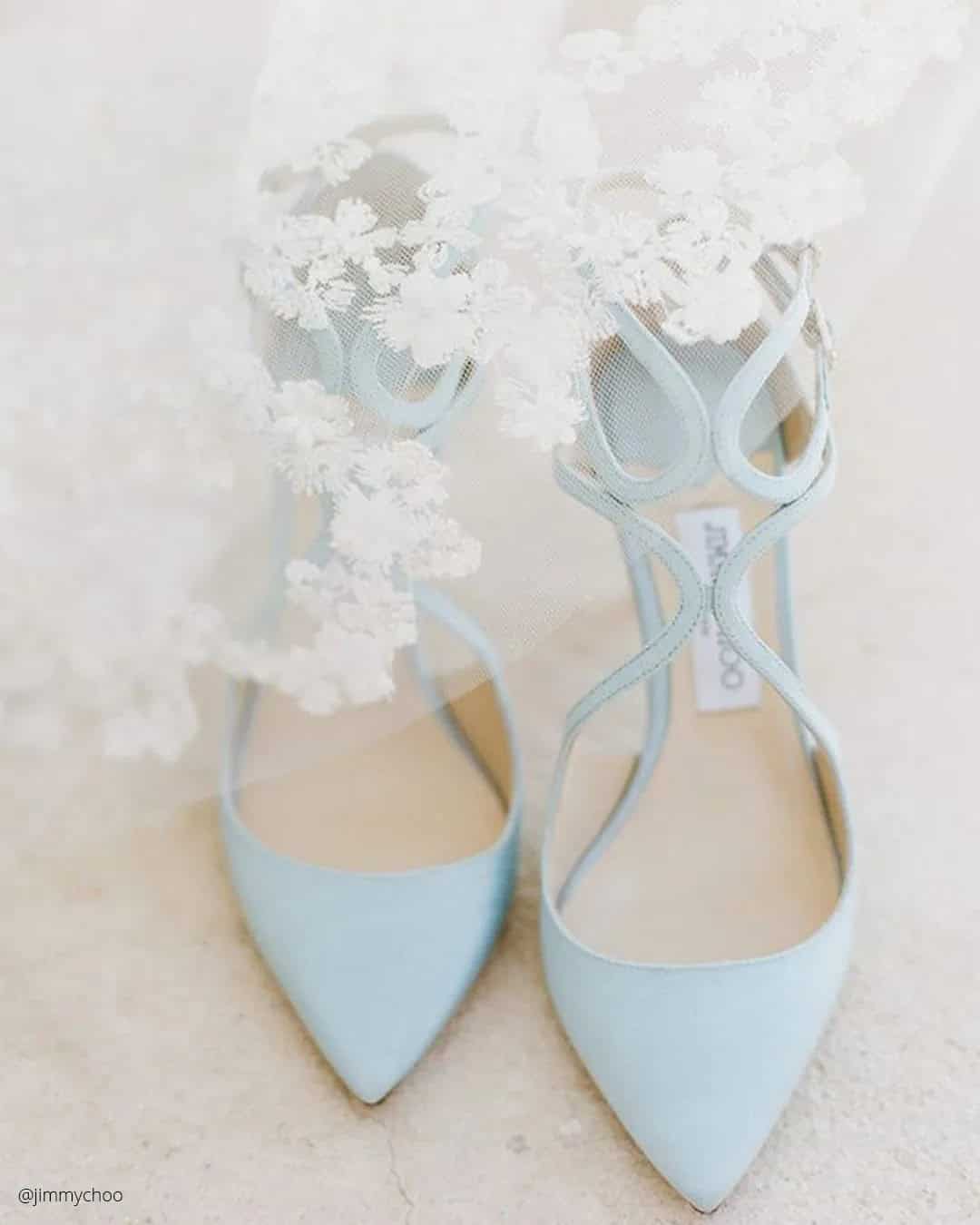 Dusty Blue Wedding Heels