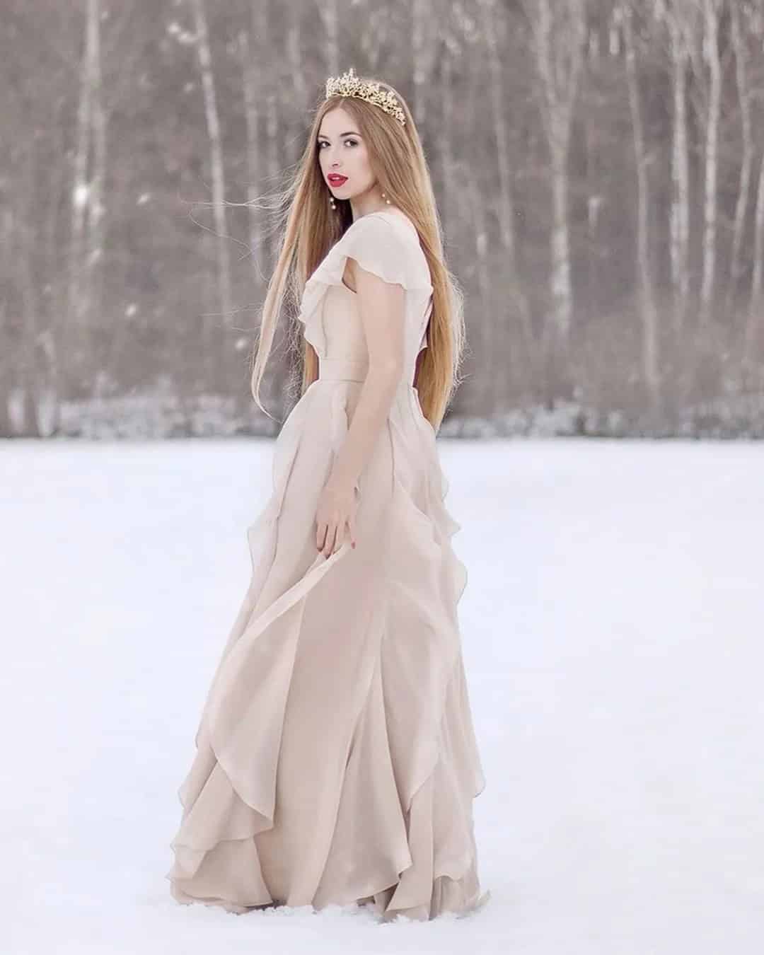 Vintage Winter Bridal Gowns