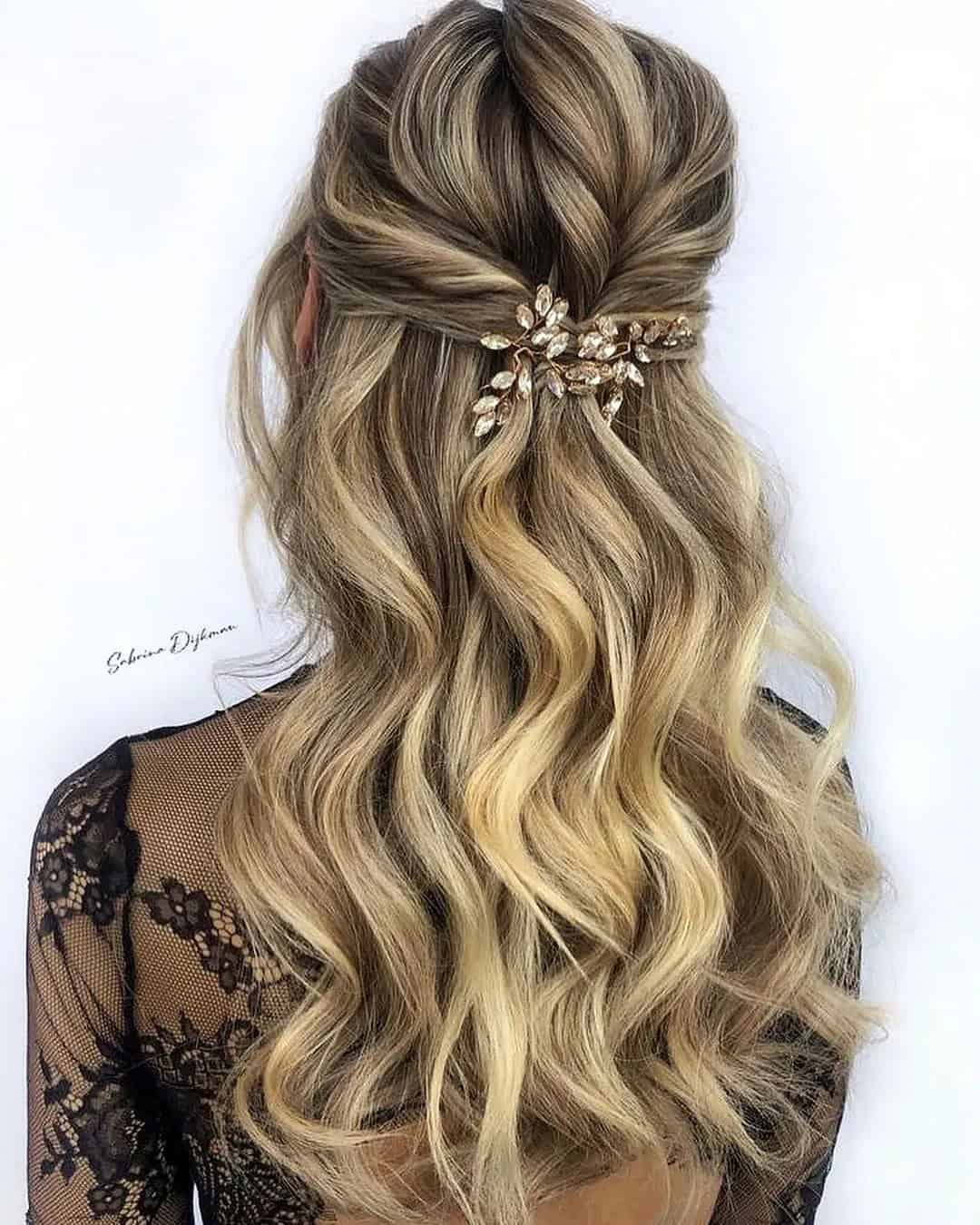 Down Wedding Hairstyles For Long Hair