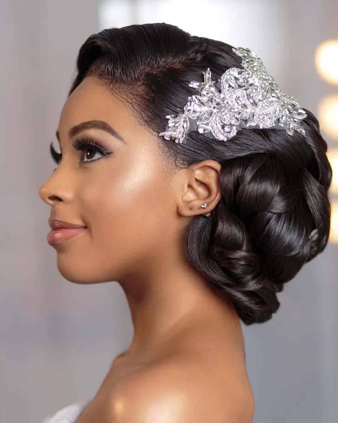 Side Hair Clip Bridal Ideas