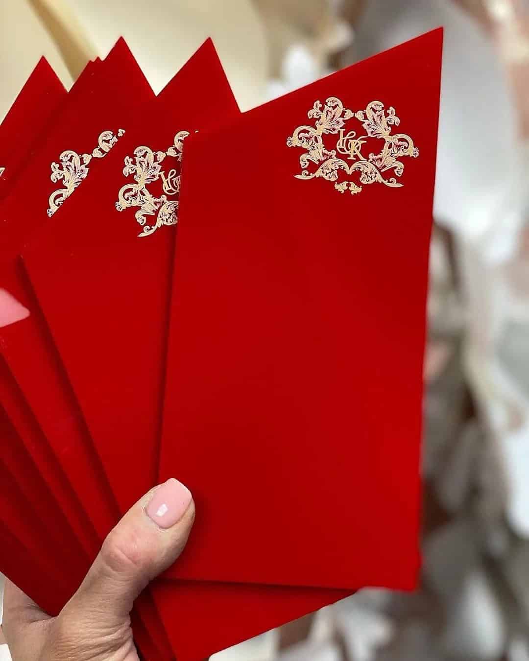 Wedding Invitations in Christmas Theme