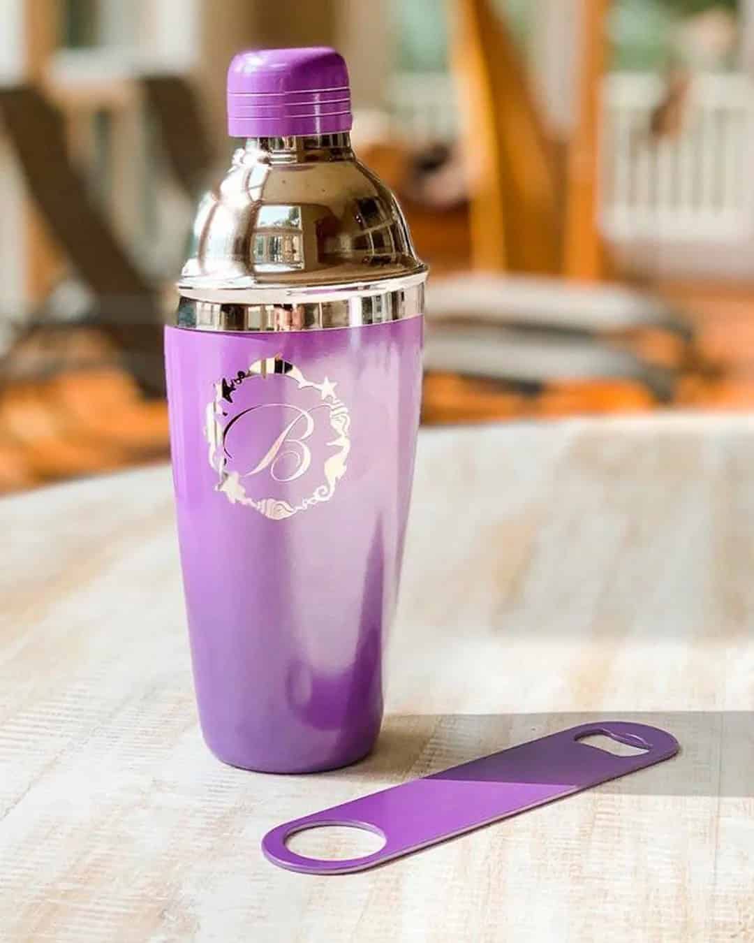 Monogram Cocktail Shaker