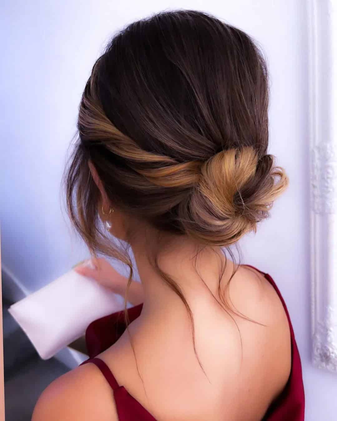 Chic Bun For Brides