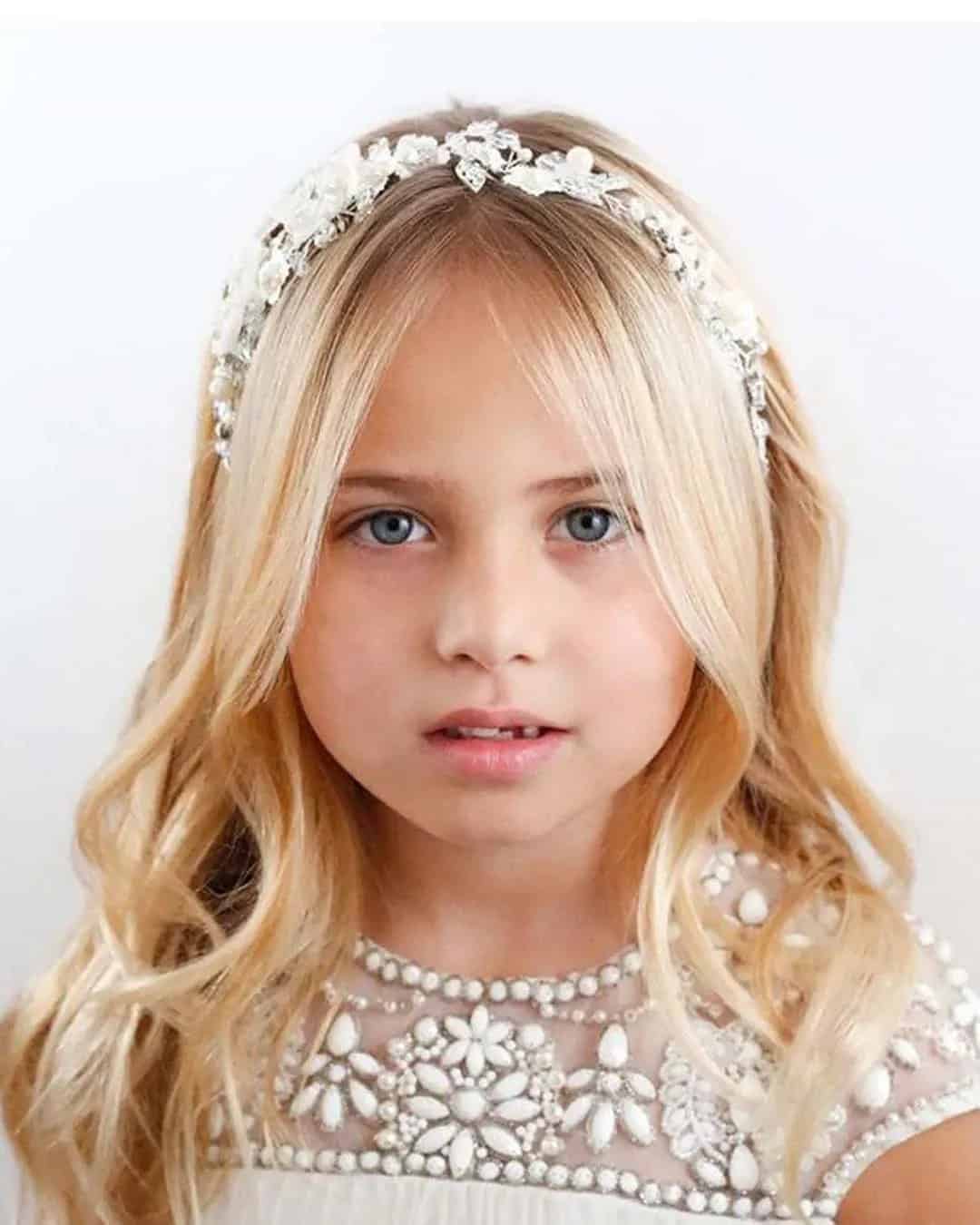 Boho Flower Girl Hair Accessories