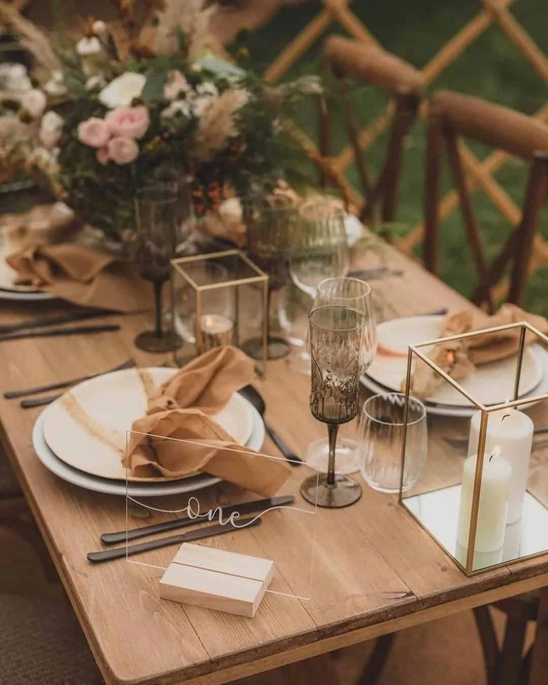 Whimsical Wedding Table Decor