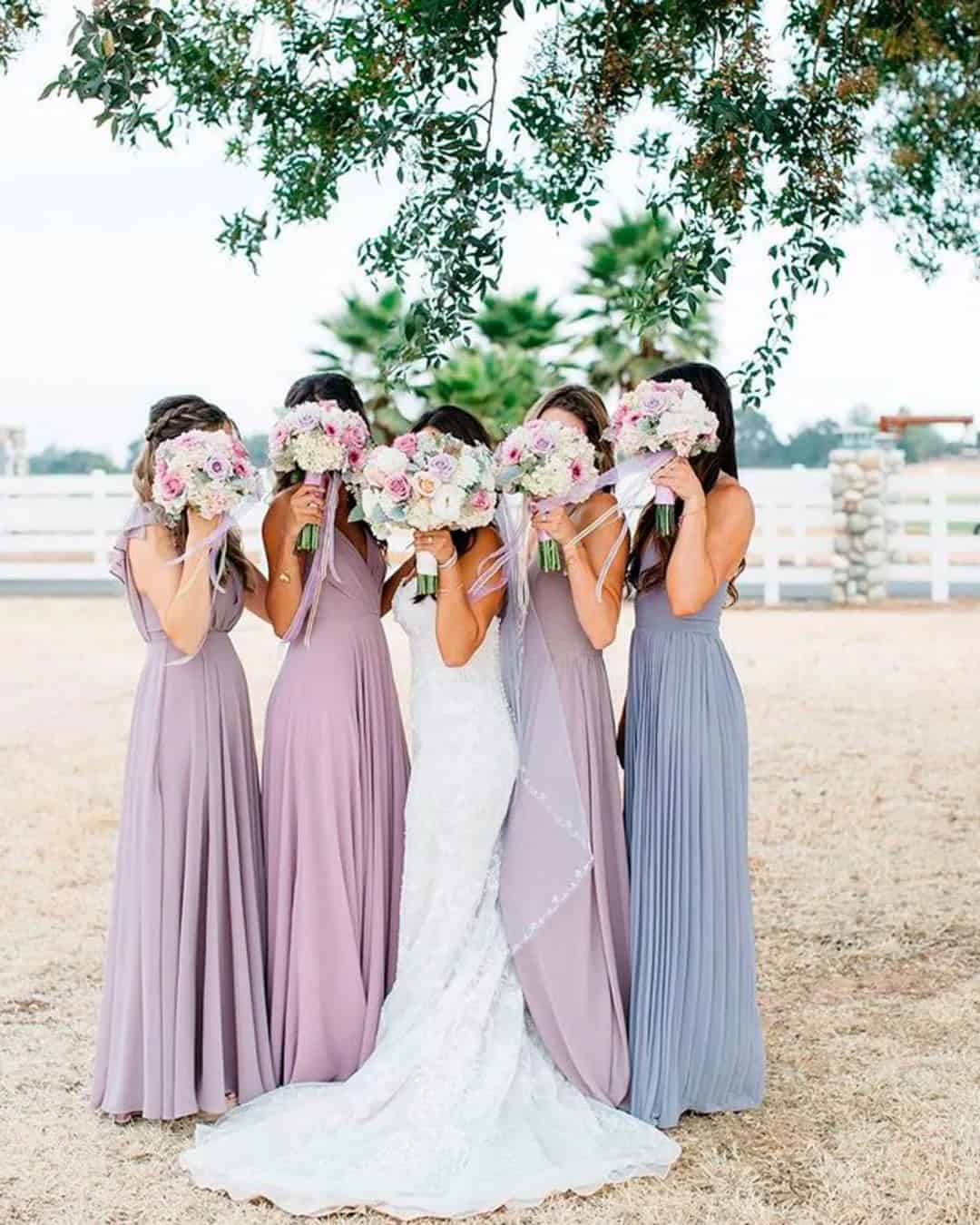 Lilac Bridesmaid Dresses Ideas