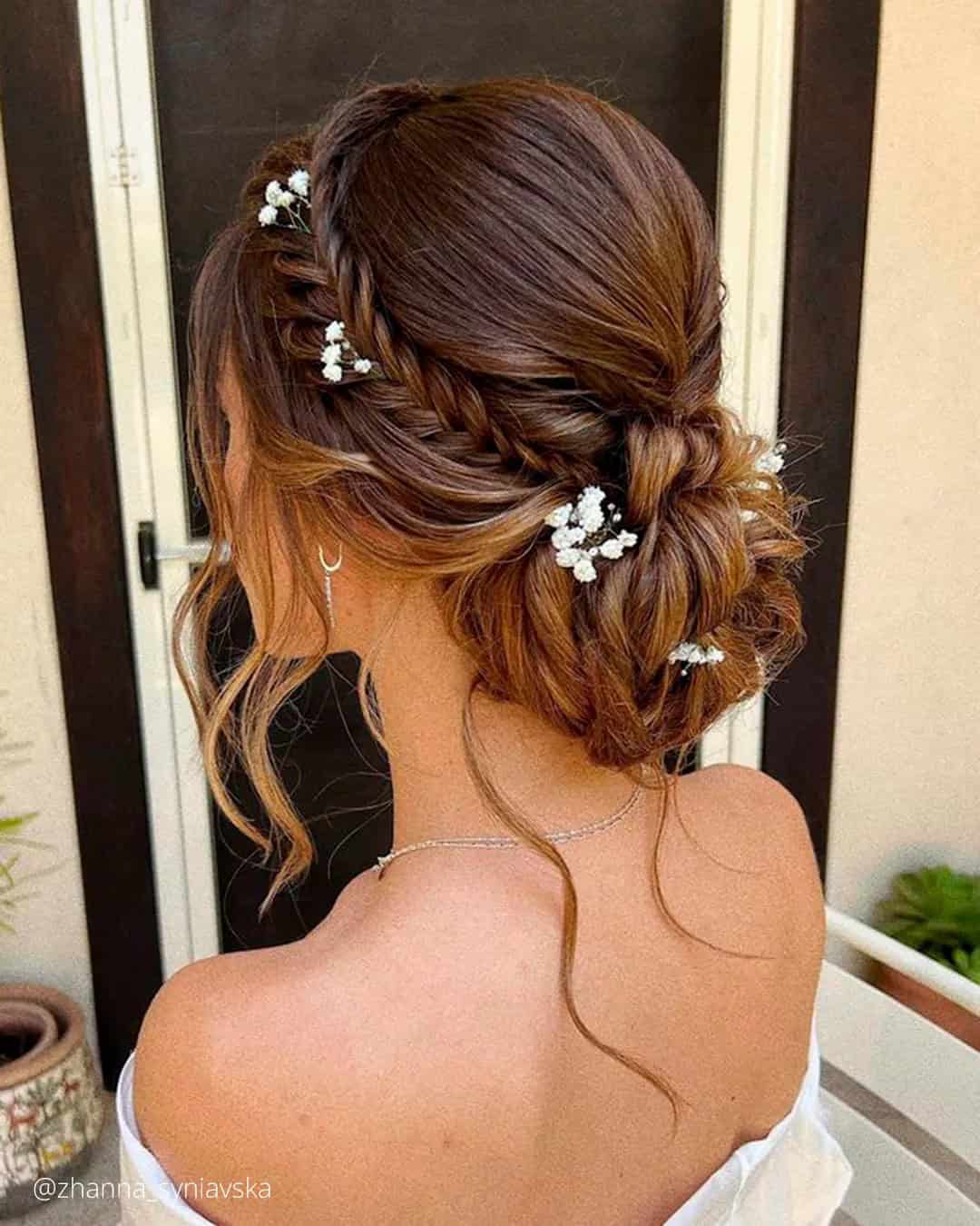 Braided Wedding Hairstyles For Medium Hair