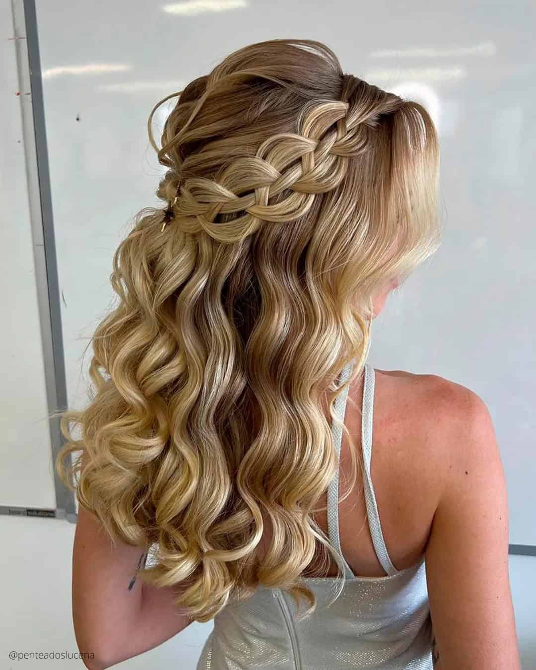 Braided Half Up Wedding Hairstyles