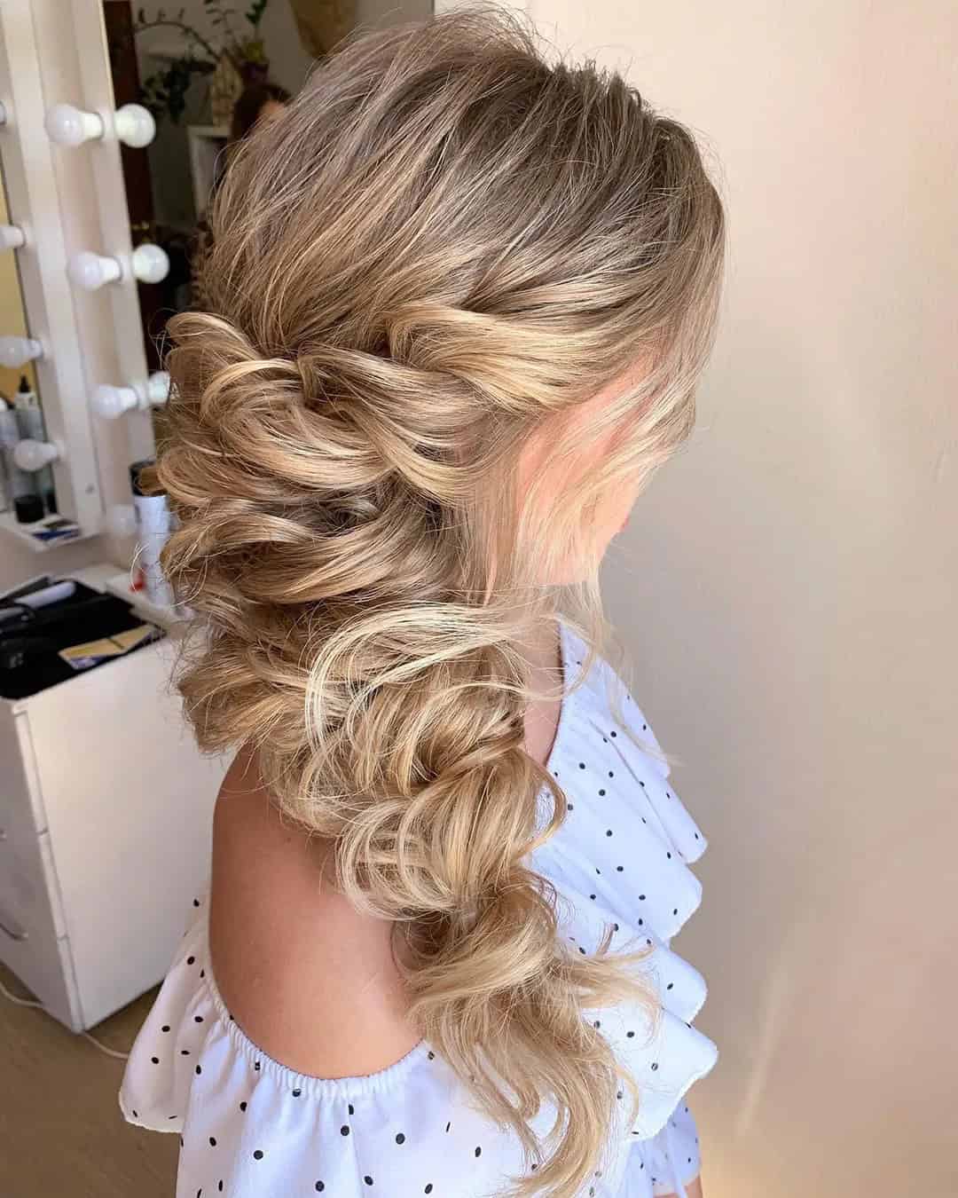 Side Braid Wedding Hairstyles