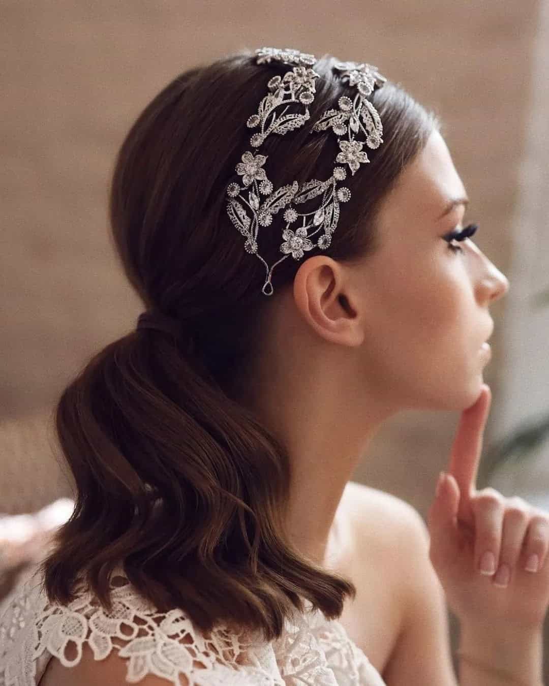 Side Ponytail Hairstyles For Wedding