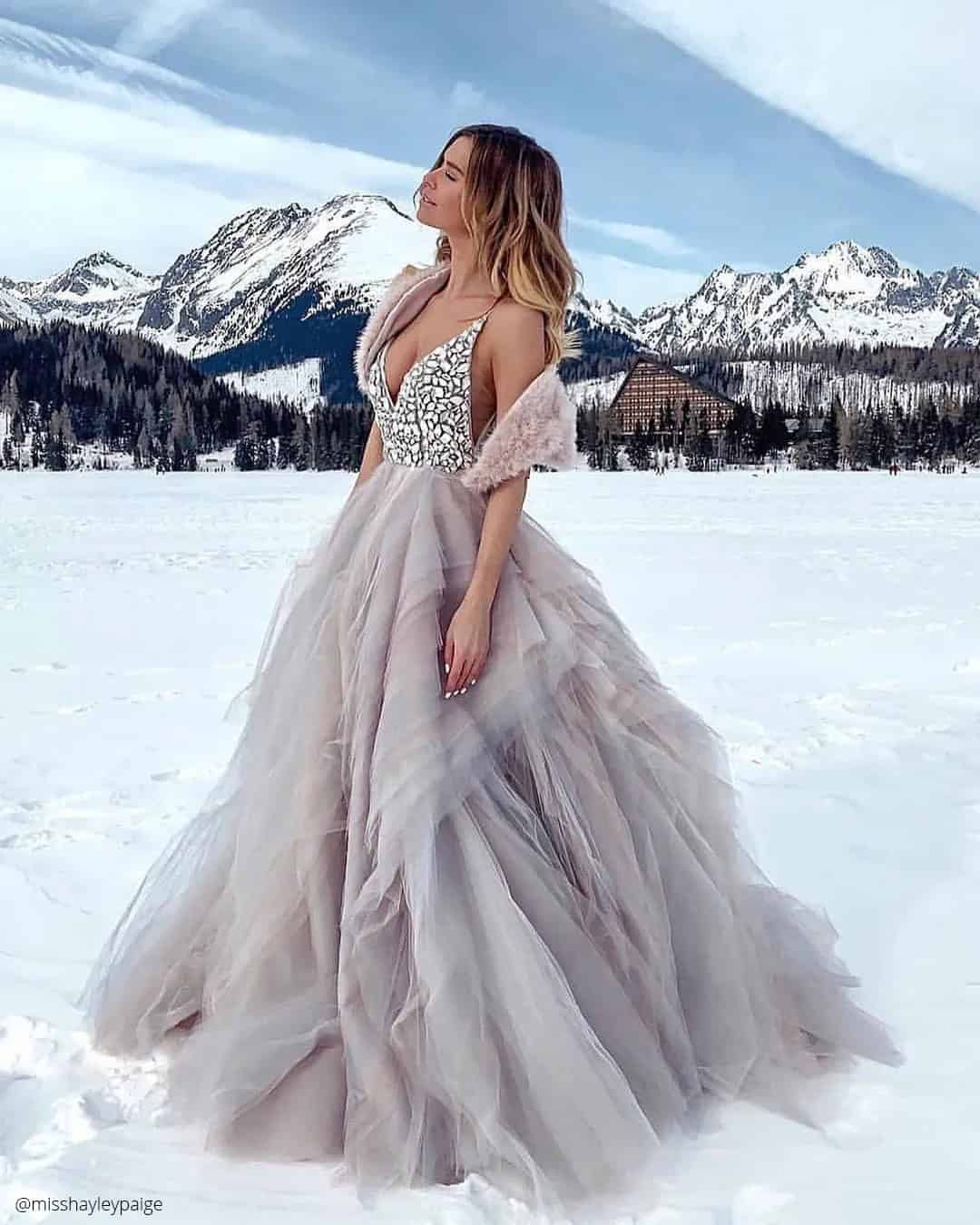 Vintage Winter Bridal Gowns