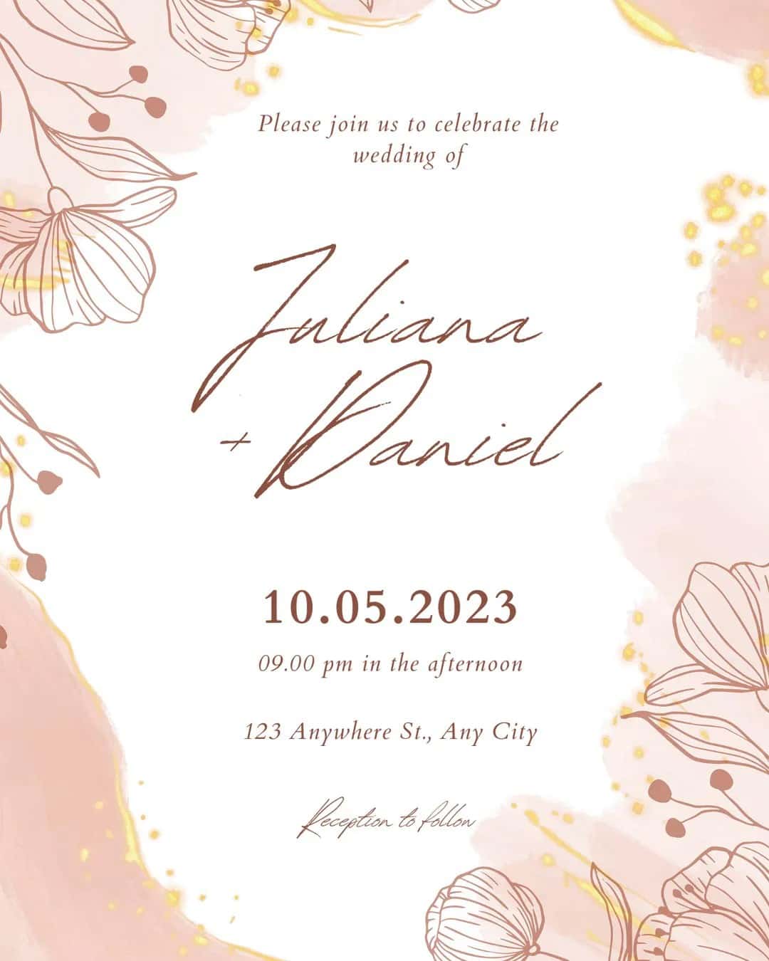 Templates for Wedding Invitations