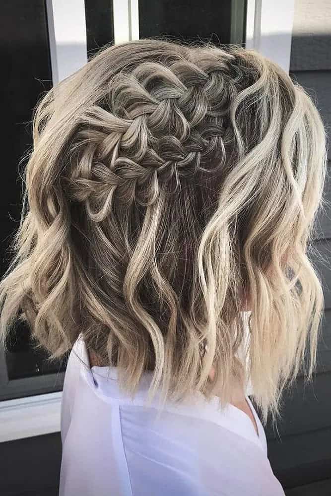 Simple Wedding Hairstyles For Short Hair