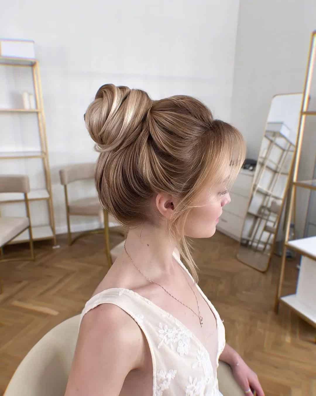 Wedding Updo Hairstyles With Bangs