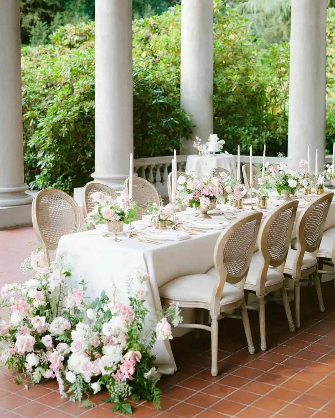 Romantic Wedding Table Decorations