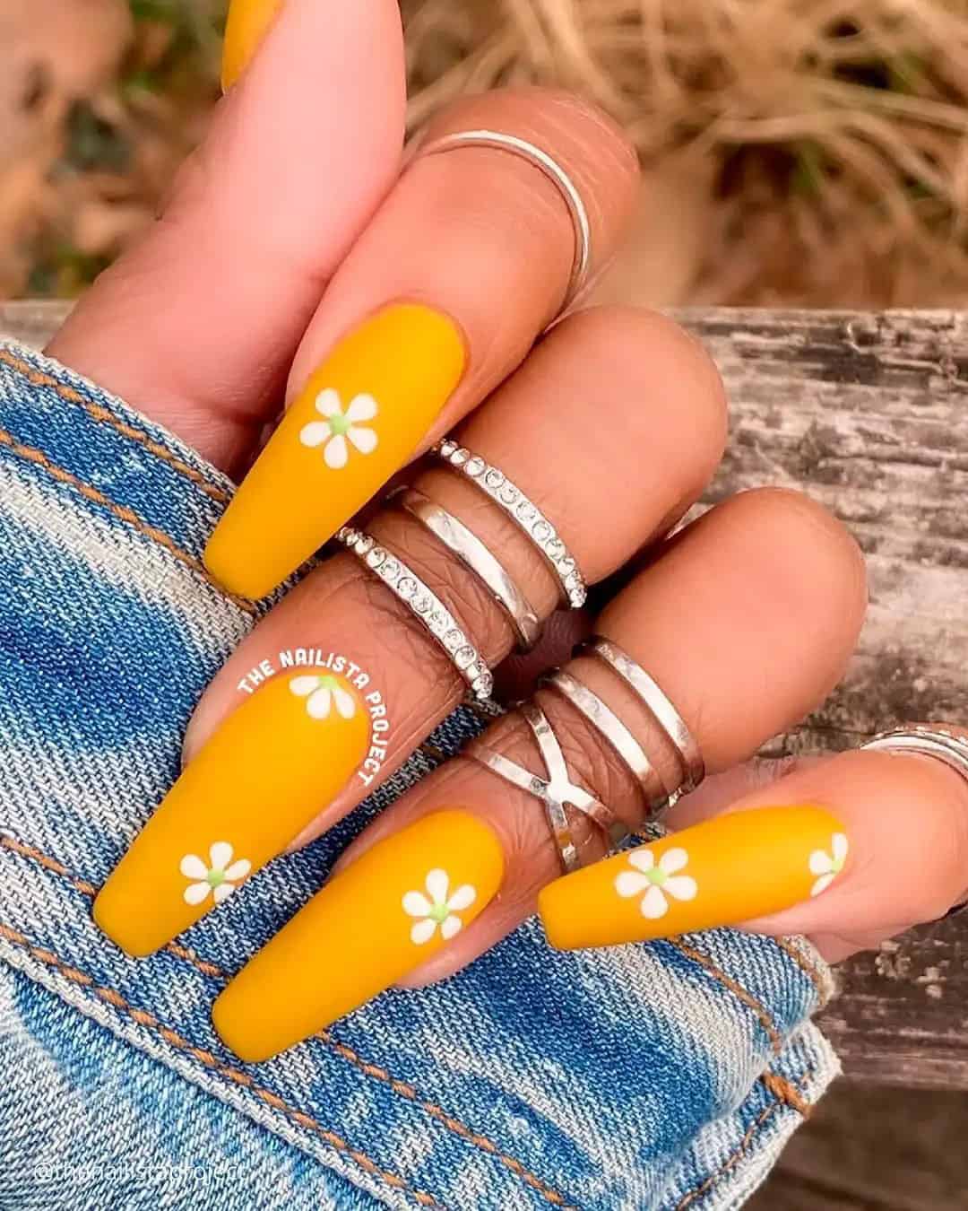 Colorful Nails For Indian Wedding