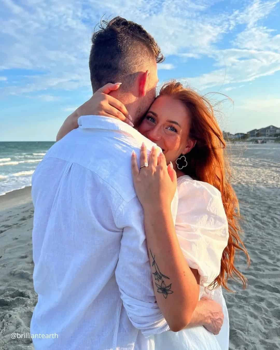 Beach Engagement Photos