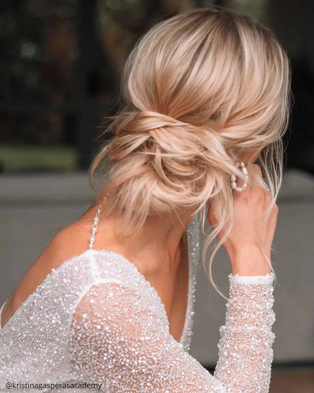 Wedding Updos for Bohemian Brides