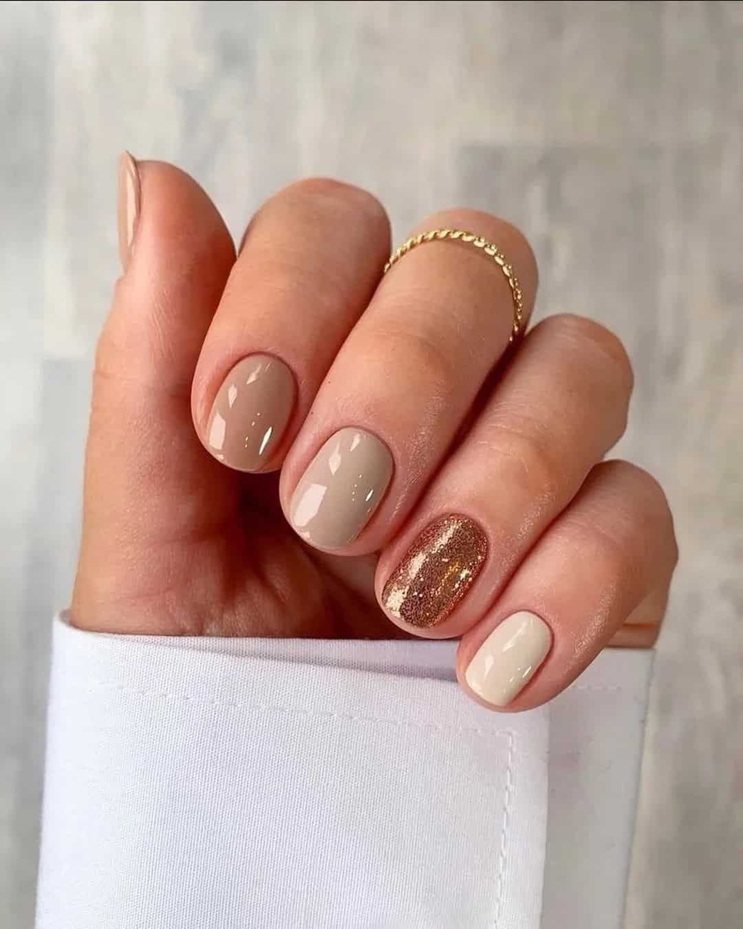 Short Wedding Nails