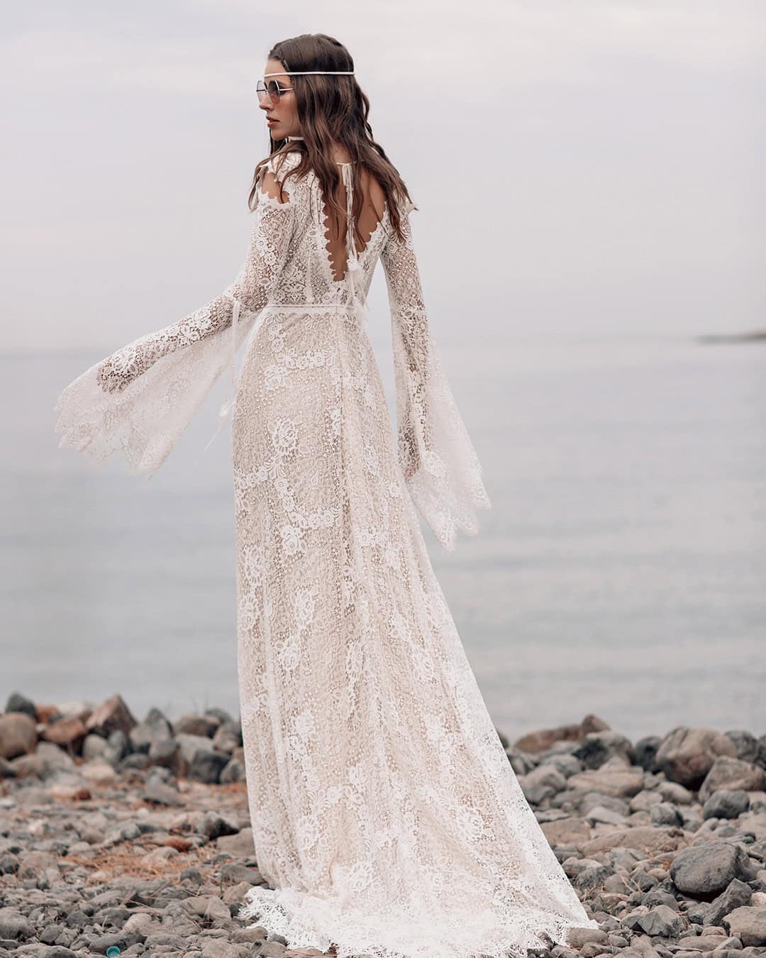 Long Sleeve Boho Wedding Dresses