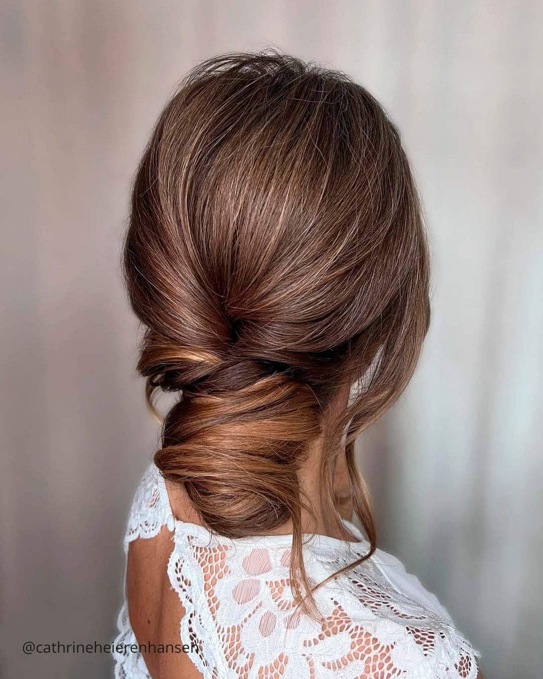 Loose Low Bun Wedding Hairstyles