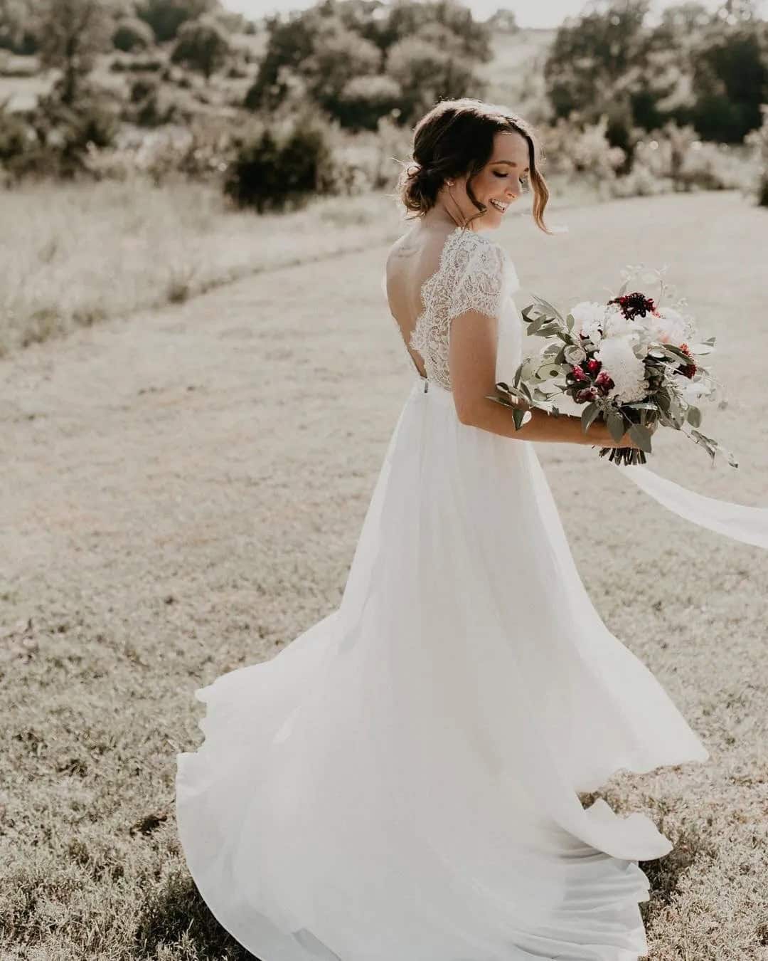 Lace Simple Wedding Dresses