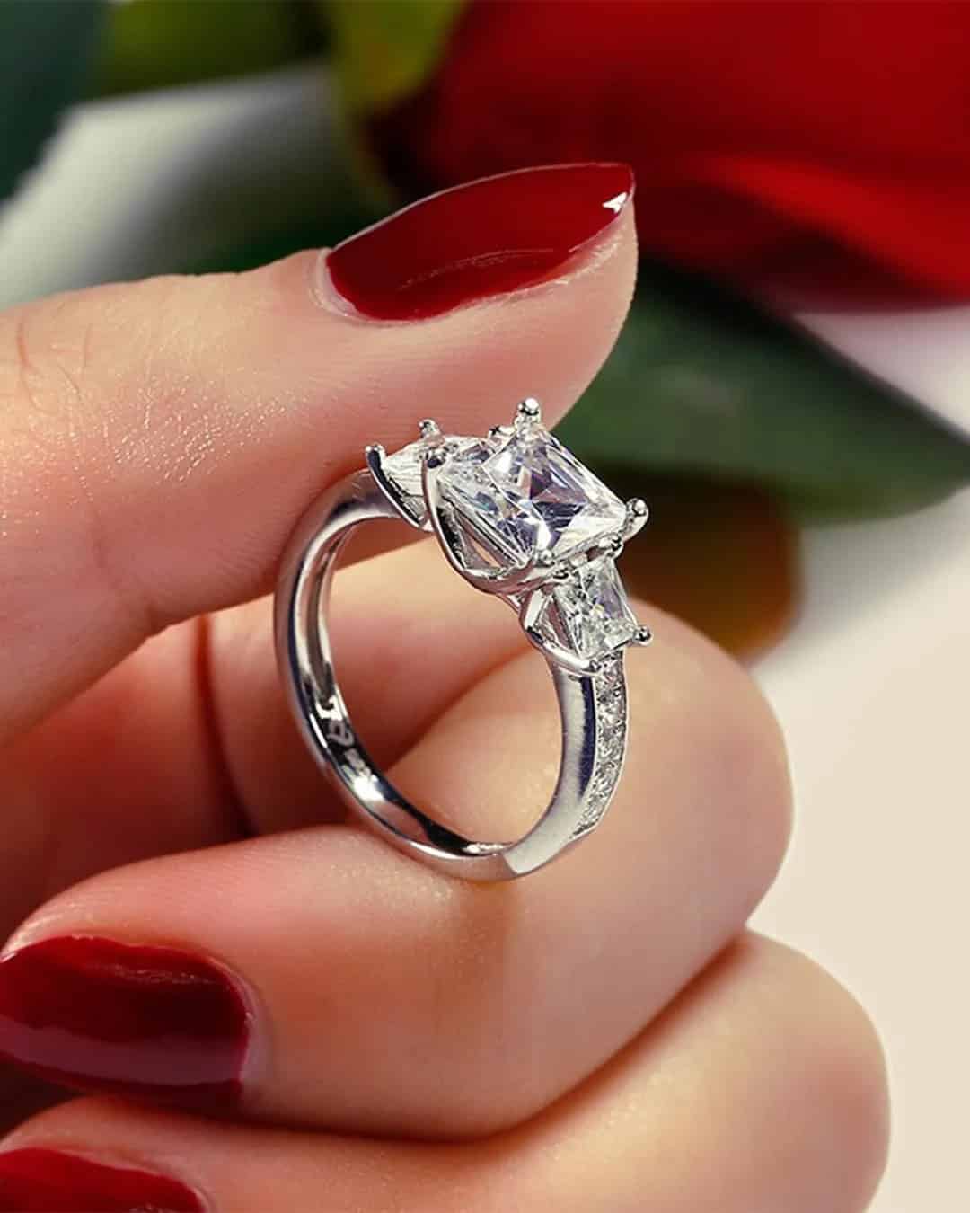 Princess Cut Diamond Rings