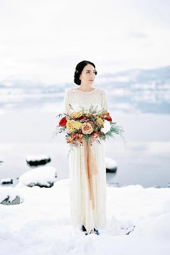 Bride’s Winter Wedding Photos