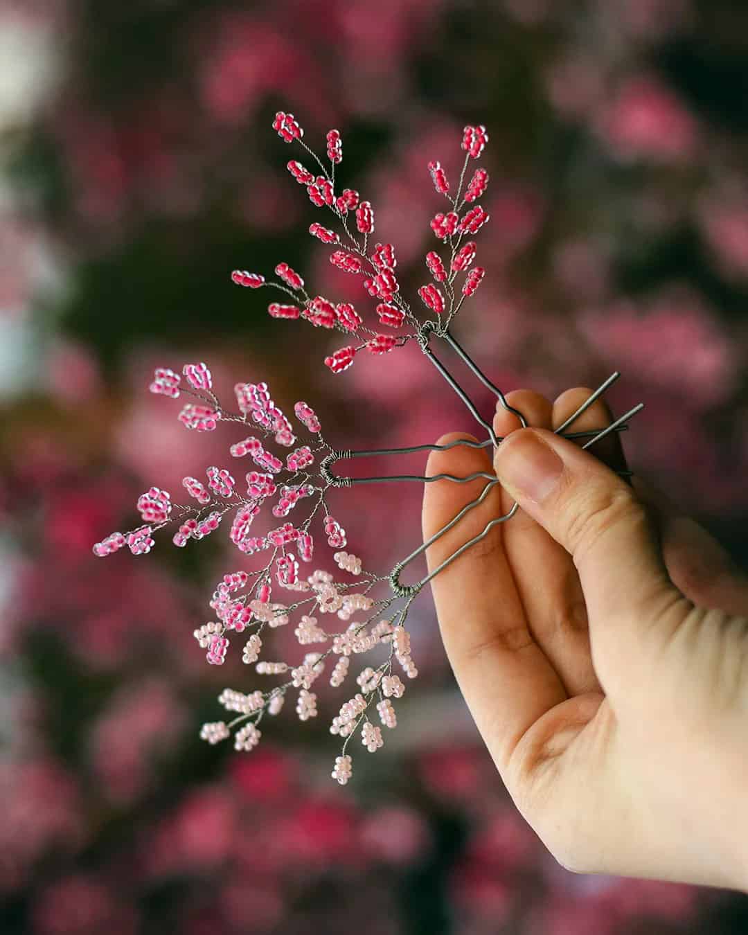 DIY Bridal Hair Pins