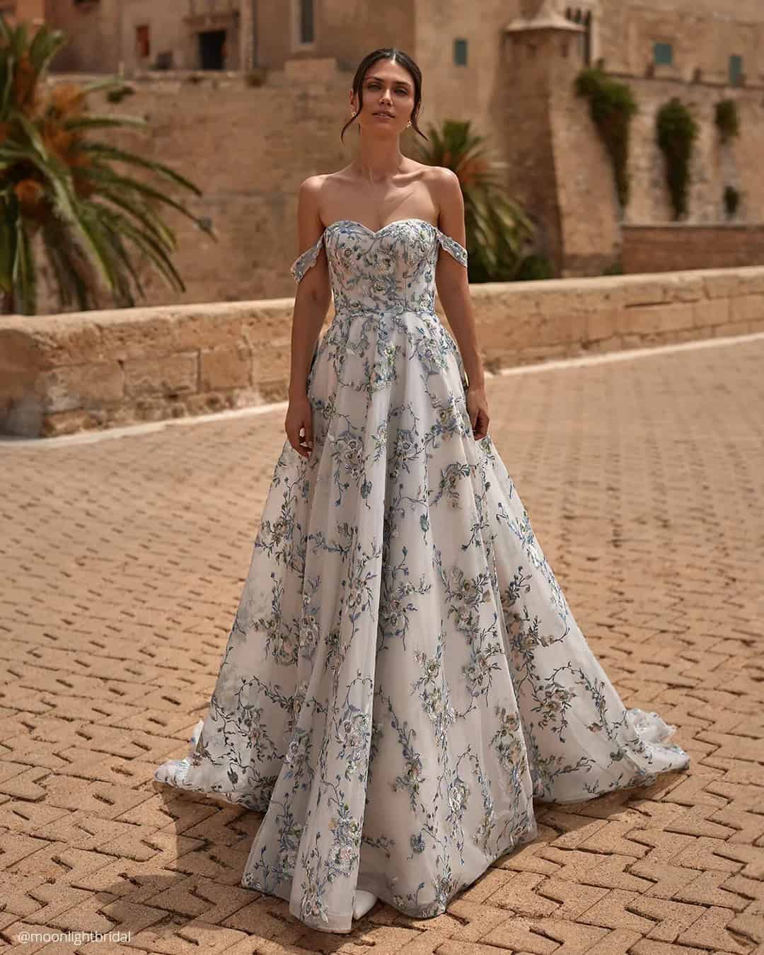 Lace Floral Dresses For Wedding