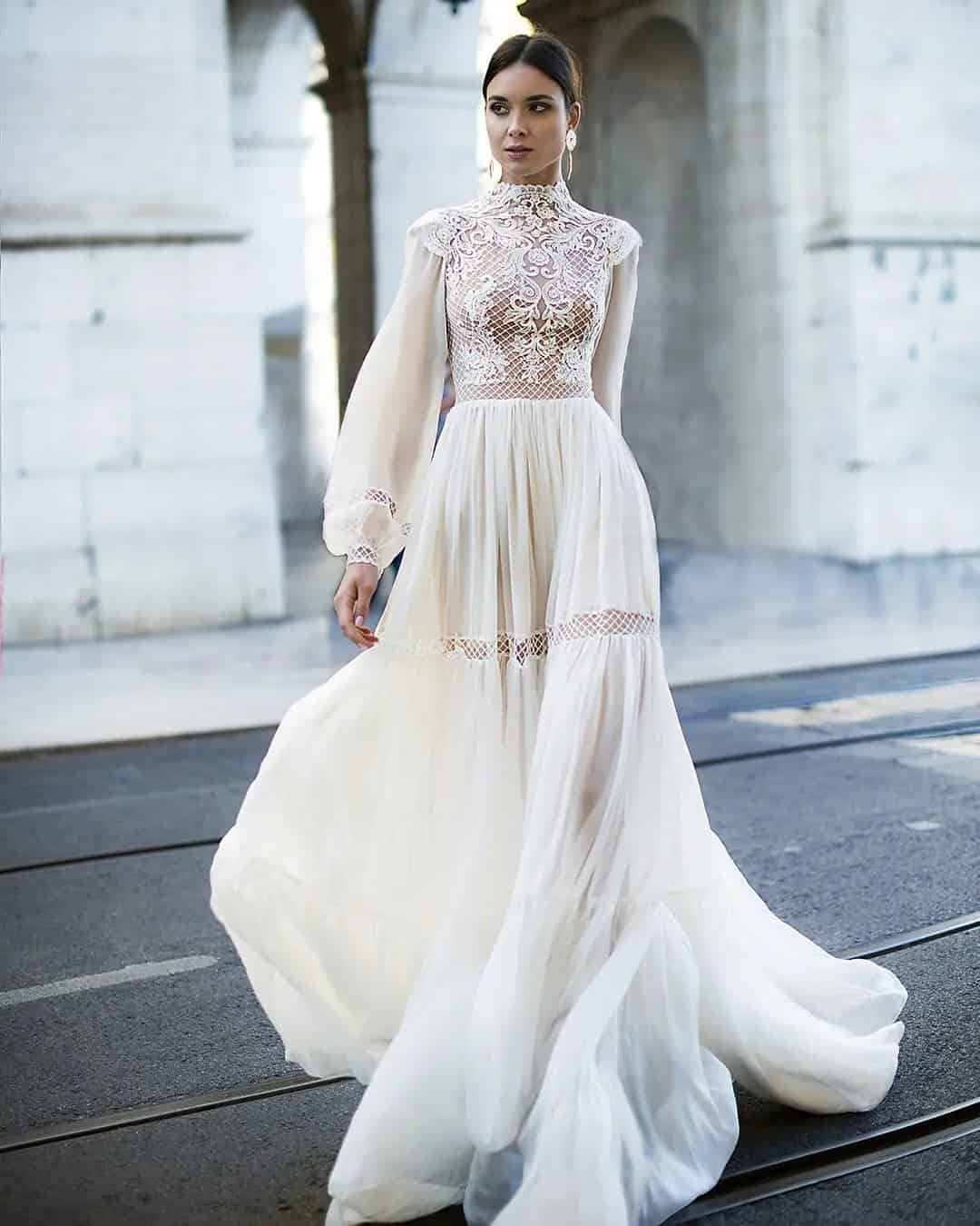 Ruffled Wedding Dress Ideas