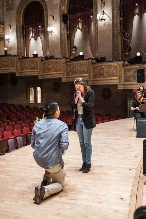 Propose at a Concert