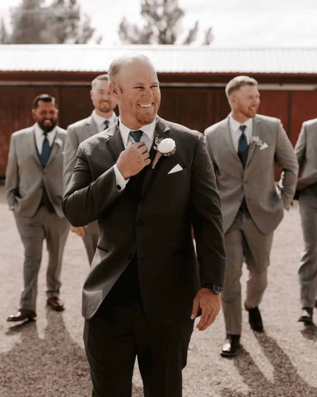 Groom With Groomsmen