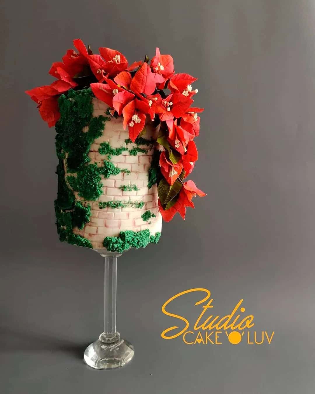 Christmas Wedding Cake